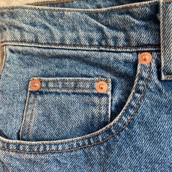 1990’s Y2K Jordache vintage deadstock raw denim high waisted jean zip shorts - Picture 10 of 14